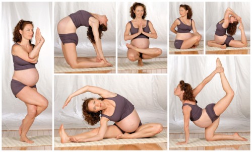Tập một số động tác yoga làm cho cơ thể dẻo dai giúp cho việc sinh nở dễ dàng hơn